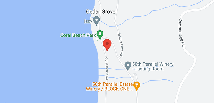 map of 17215 Coral Beach Road